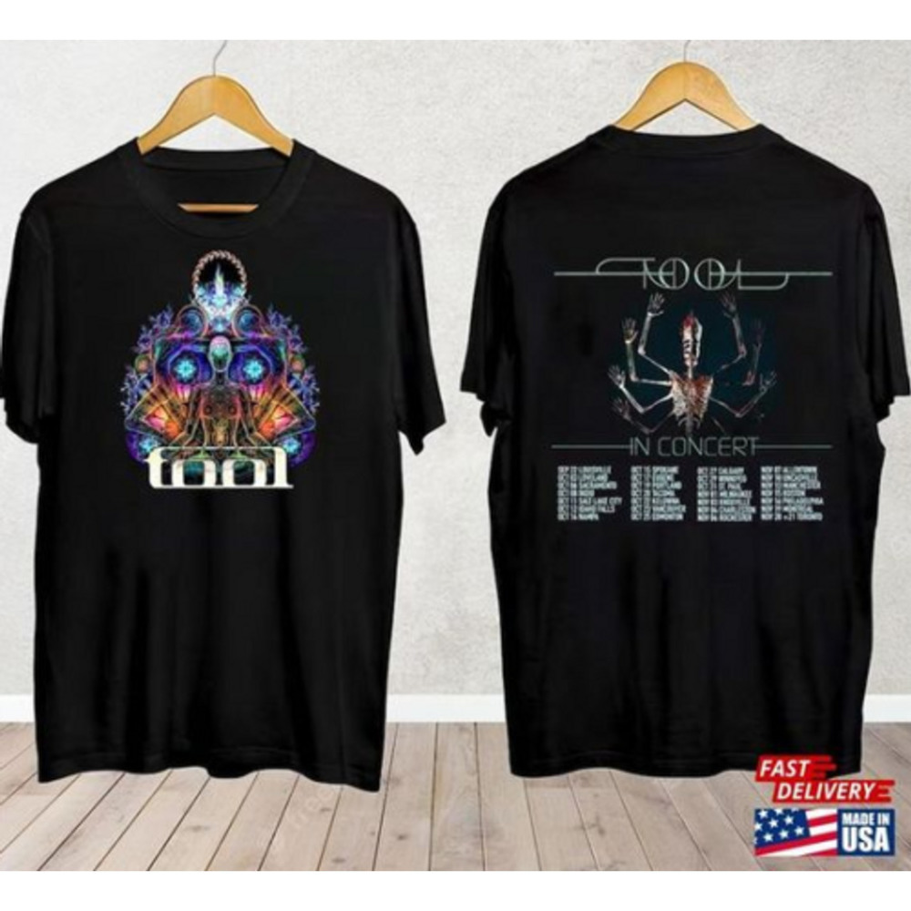 Tool In Concert 2023 Shirt Band Fan Tour 2 Sided Shirt